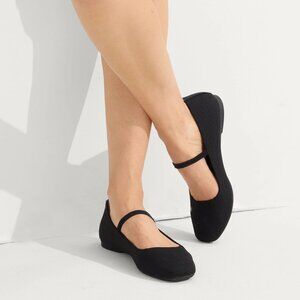 Rothy's The Max Square Mary Jane in Black